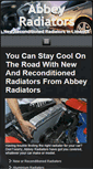 Mobile Screenshot of abbeyradiators.com